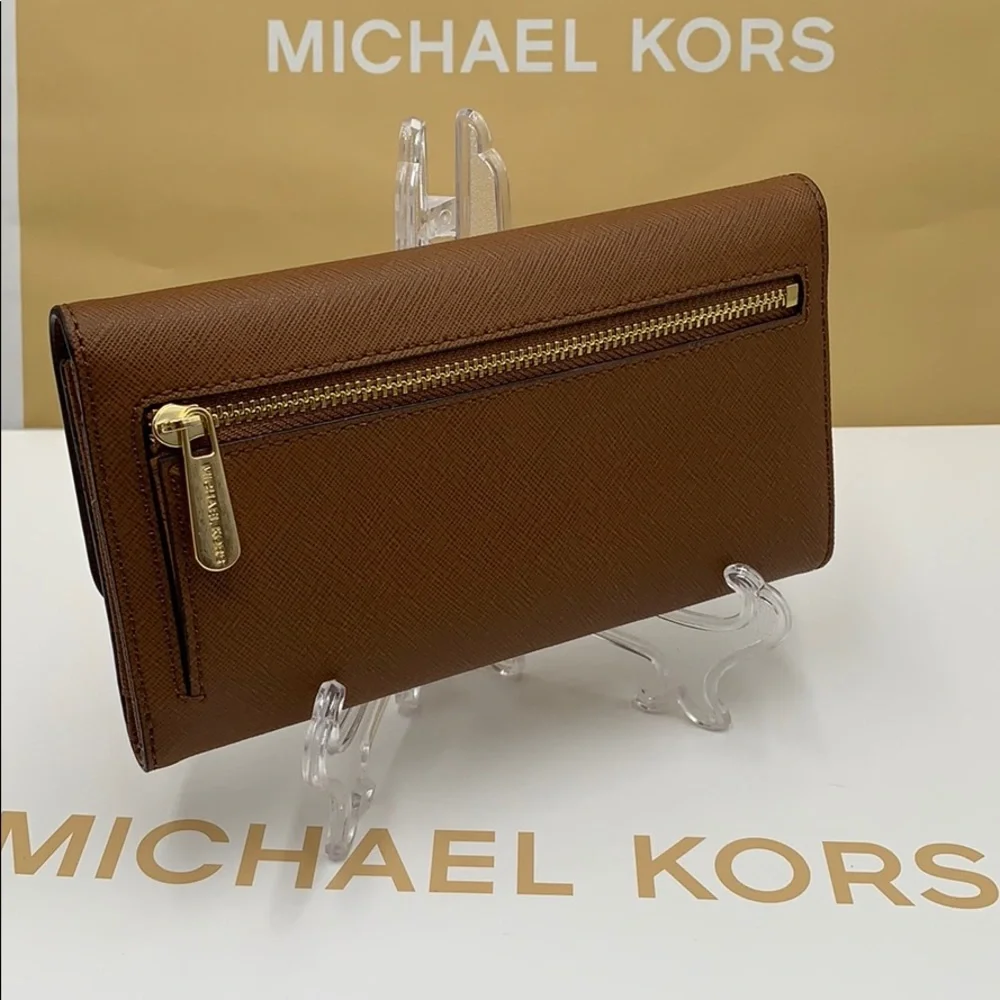 Michael Kors Jet Set Travel Lg Trifold Wallet